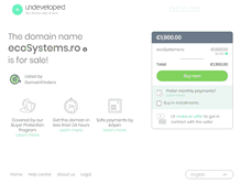 Tablet Screenshot of ecosystems.ro