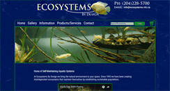 Desktop Screenshot of ecosystems.mb.ca